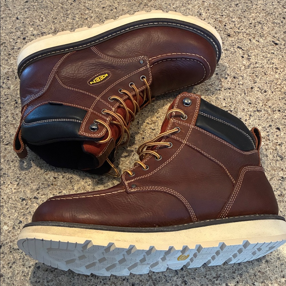 Men’s 14 Wide Keen Cincinnati Work Boots - Picture 8 of 8